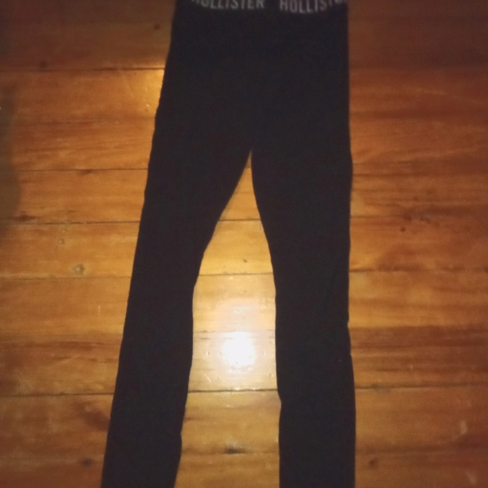 Hollister black cotton leggings